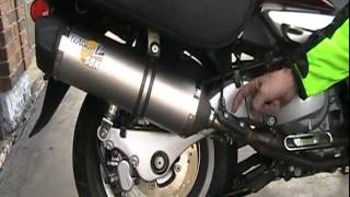 LeoVince 8552 slip-on for a 2009 Honda Silverwing 600