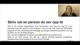 Video 117 A1? A2? B1? Jeg korrigerer oppgaven og vurderer nivået :-)