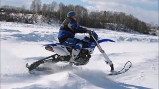 самодельные снегоходы из скутера