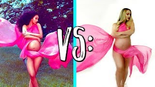 I Copied Cardi B's Maternity Photos