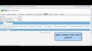 APEX Audit Management Software: Create and Execute an Audit