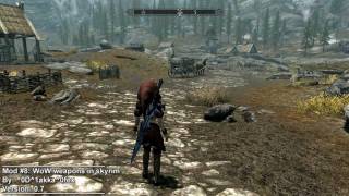 Skyrim Mods: Week #1 Part 2 of 2: Better Females by Bella, Velvec Outfit, WoW weapons in skyrim