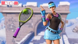 NEW VOLLEY GIRL SKIN GAMEPLAY! NEW LEAKED SKINS ON FORTNITE!! FORTNITE BATTLE ROYALE!!!