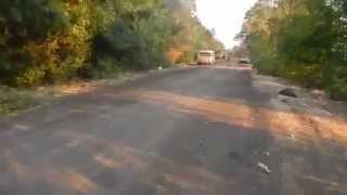 дорога смерти с. Многополье 35 км от Донецка Донбасс (сентябрь2014)