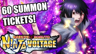 60 Summon Tickets in NXB! | Naruto X Boruto Ninja Voltage