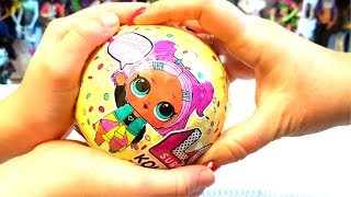 ДЕРЕМСЯ ЗА КУКЛЫ ЛОЛ! 3 серия 2 волна. Оригинальные Шары LOL Surprise 3 Конфетти Поп