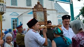 Урюпинская Явленная. Возвращение Крестного хода от Святого Источника.