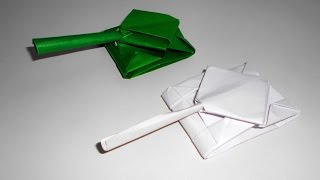 Танк из бумаги Подарок поделка к 9 мая, 23 февраля