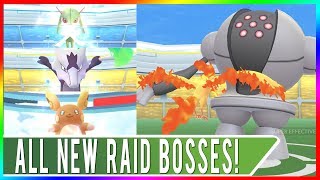 ALL NEW RAID BOSSES IN POKEMON GO! Registeel Released Plus Alolan Raichu, Alolan Marowak & Kirlia!