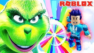 ПОБЕГ ОТ ГРИНЧА в РОБЛОКС, Паркур от Гринча ROBLOX, Супер СКОРОСТЬ