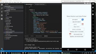 React Native - How to make use All Date Picker