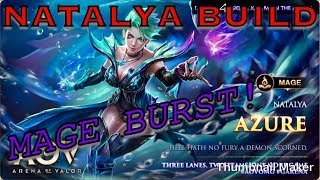Arena of Valor | Natalya Gameplay | Mage Burst build