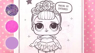Poupées LOL Coloriage Scintillante Paillettes Sugar Queen