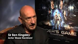 Ender's Game interviews — Asa Butterfield, Hailee Steinfeld, Ben Kingsley, Gavin Hood
