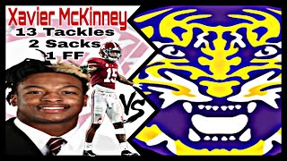 Alabama Safety Xavier McKinney vs LSU (Week 11)