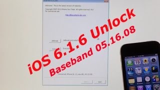 iPhone 3GS Untethered Jailbreak and Unlock for iOS 6.1.6 and 6.1.3 with Baseband 05.16.08