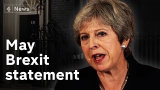 Theresa May makes Brexit statement