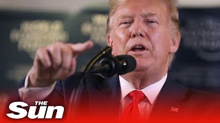 Donald Trump on Impeachment, Greta, Iran and Boris Johnson in blistering Davos Q&A