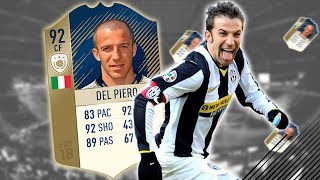 DME SBC ÍDOLO [DEL PIERO ICON] MAIS BARATO COMPLETO - FIFA 18