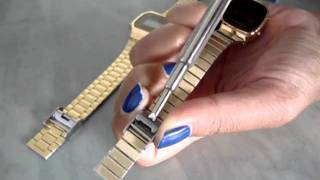 Casio Retro Horloge - Adjusting Casio watch straps