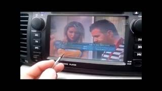 Китайская штатная магнитола для Toyota Corolla E120 со встроенным ТВ