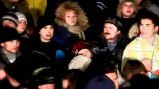 Купание в проруби на Крещение в Сарапуле - 2012