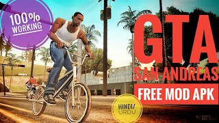 GTA San Andreas Android MOD apk + Data | No Root | Hack | Revdl Rexdl | Download Link in Hindi/Urdu.