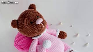 Амигуруми: схема Мишка Соня. Игрушки вязаные крючком - Free crochet patterns.