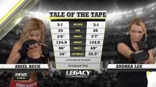 2015 Fight of the Year: Andrea Lee With Submission Attempt After Submission Attempt vs. Ariel Beck