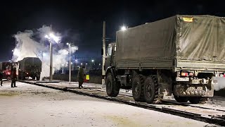 Убытие эшелона с ВВТ войск ВВО в Республику Беларусь