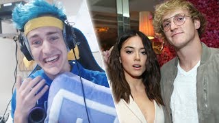 Ninja Gets $100k Donation, Logan Paul Girlfriend Defends Him! Kavos & RiceGum