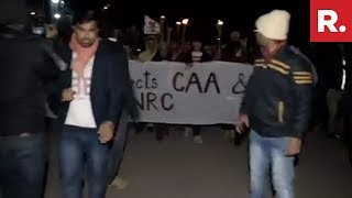 Delhi: Candle March Held By JNU Students Against CAA & NRC