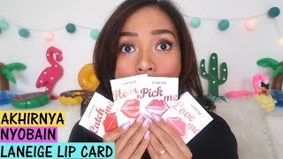 Review Jujur: Lipstik tapi kertas? Laneige Lip Card #BuyOrBye