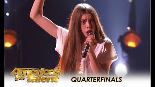 Courtney Hadwin: Shy British Schoolgirl With SHOCKING Talent WOWS! | America's Got Talent 2018