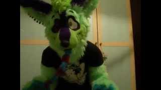 Fursuit suit up!