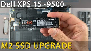 Dell XPS 9500 How to install M2 SSD upgrade
