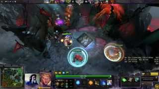 Dota 2. Сапортящий Инвокер и обескураженный Скаймаг.