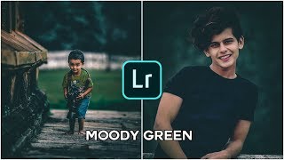 Moody Dark Green - How to edit moody dark green Lightroom mobile tutorial