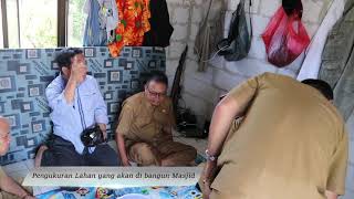 Survey lokasi dan pengukuran lahan Masjid Pemprov Banten Kec. Gunung Kencana