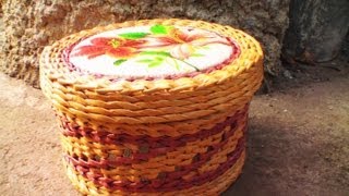 ▬►  Узоры. Филейно-ситцевое плетение из газет