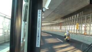 [Tokyo Bus Cab View] Toei Bus "Wave 01 CG" Shinagawa Station - Tokyo Teleport Station