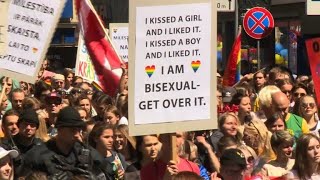 Baltic Pride parade held in Latvia amid protests