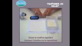 ténica sellos de caucho relieve - embossing