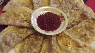 Кутабы с тыквой и с мясом  Азербайджанская кухня