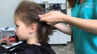 Красивая прическа на короткие волосы за 5 минут. Цветы в волосах. | ♥ Lovely Kids