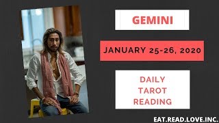 GEMINI - "RUSHING TO A NEW COMMITMENT" JANUARY 25-26 DAILY TAROT READING