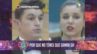 La Final 24/08 - Discusion Luifa e Ivana Gran Hermano 2016
