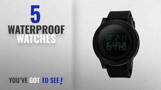 Top 10 Waterproof Watches [2018]: Skmei S-Shock digital black Dial Men's Watch
