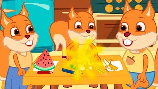 Famille d'Écureuil - La Baguette Magique Ravive Animé 2021 en Français