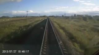 Поезд наехал на пастуха и его коров